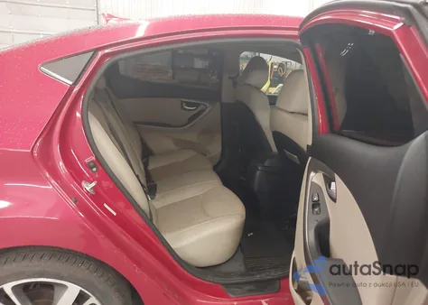 2015 Hyundai Elantra Limited z USA, uszkodzony, nr VIN KMHDH4AEXFU374737